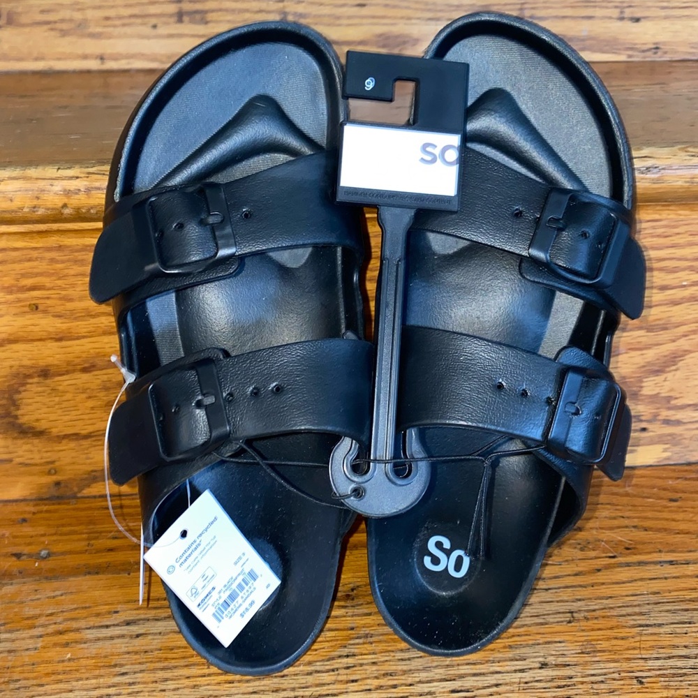 SO Black Sandals brand new with tags womens size 9